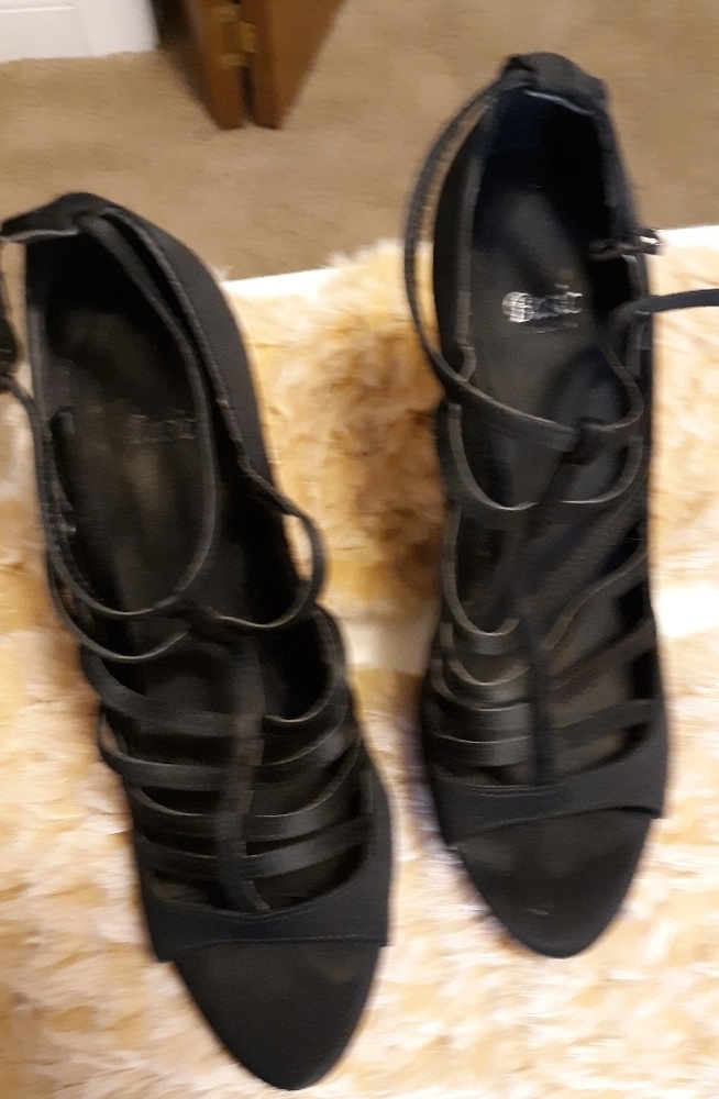 Zara ankle strap heels